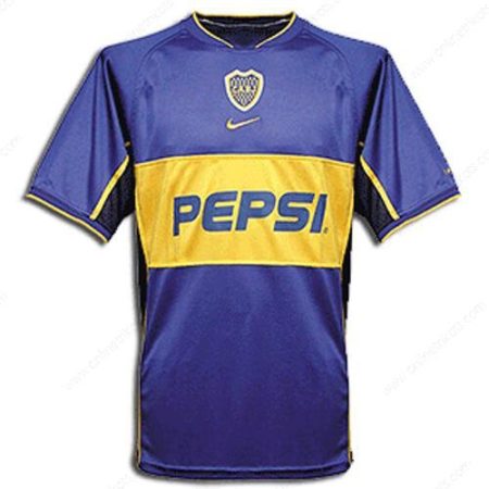 Fußballtrikot Retro Boca Juniors Hometrikot 02/03