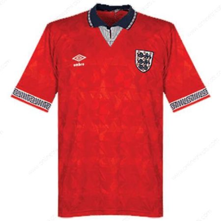 Fußballtrikot Retro England Awaytrikot 1990