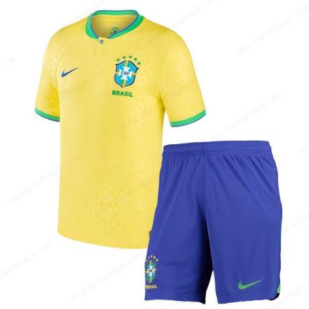 Fußballtrikots Kinder Brasilien Hometrikot 2022