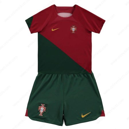 Fußballtrikots Kinder Portugal Hometrikot 2022
